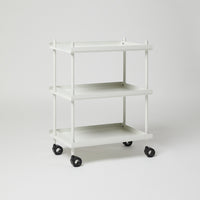 Pagoda - Set Carrello multiuso + vassoio rovere