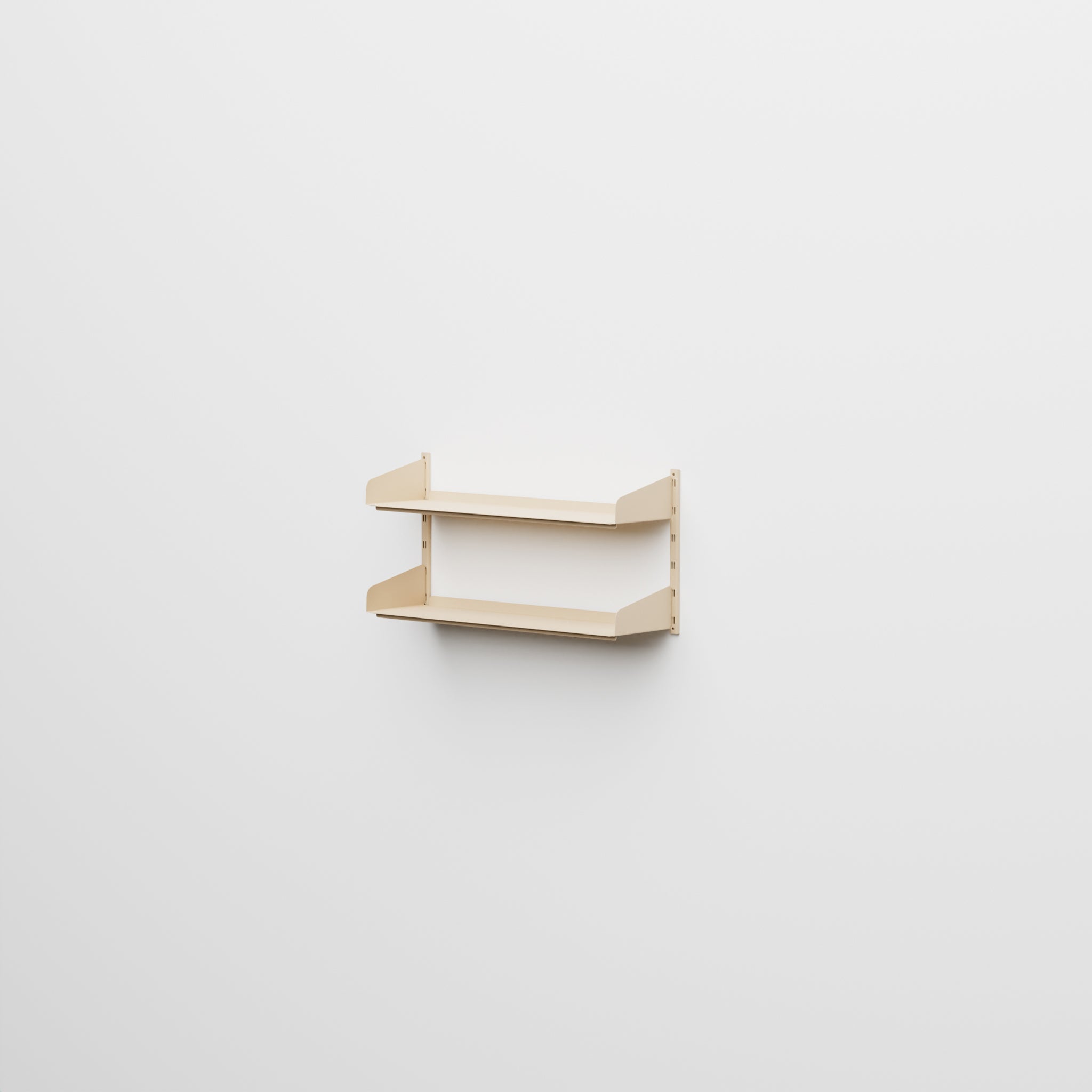 Linnea - Sistema Modulare a Parete (2 mensole da 90 cm, campata singola) - Beige Luxor (COD01183)