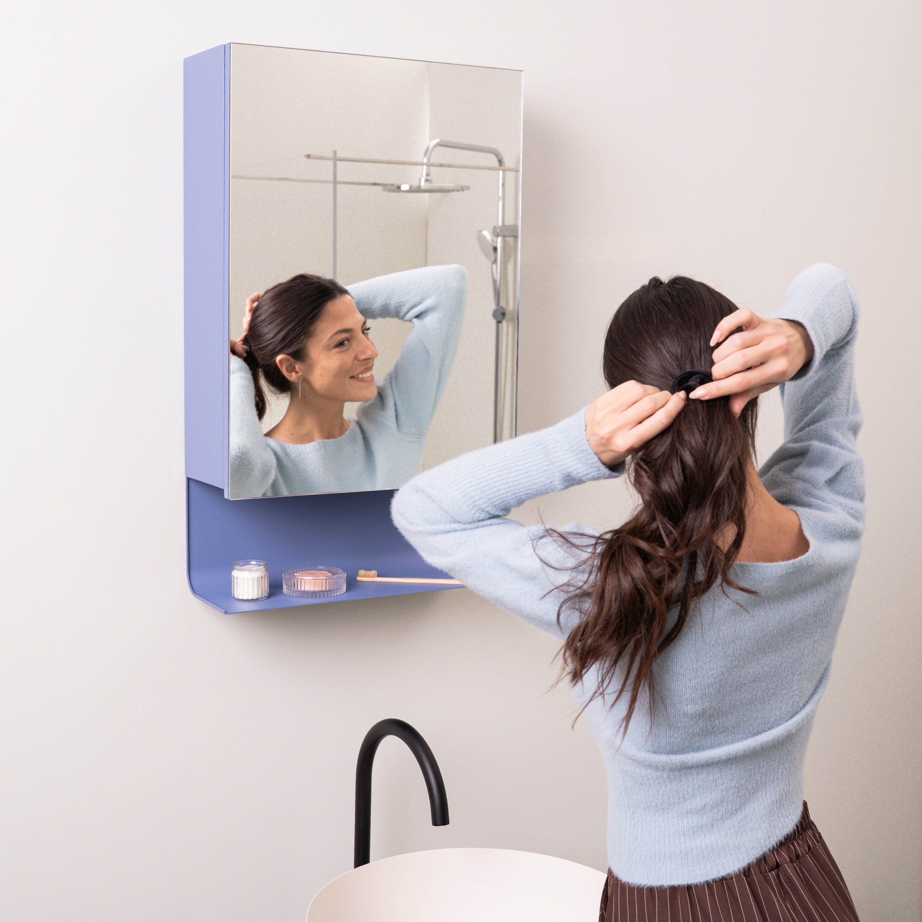 Stivetta - Espejo con almacenamiento