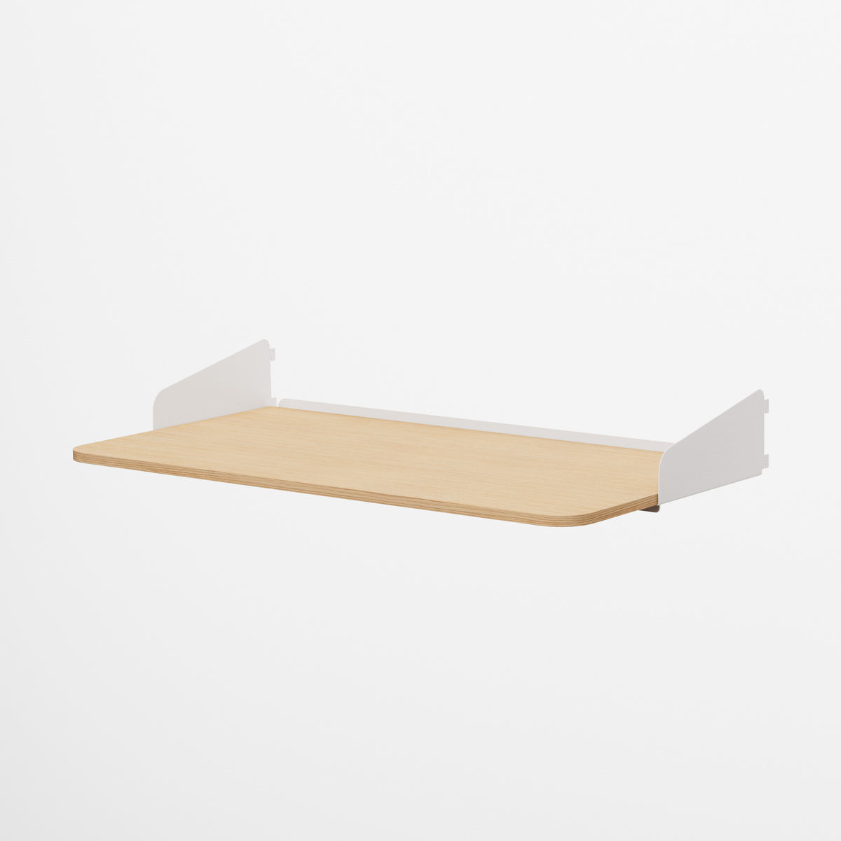 Linnea - Scrivania Sospesa - Larghezza 90 cm - Bianco Conchiglia - scaffali e mobiletti | HI01337