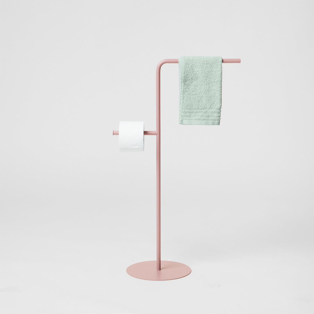 Standing towel holder Ionica - Antique Pink