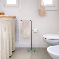 Ionica - Piantana portasciugamani portarotolo