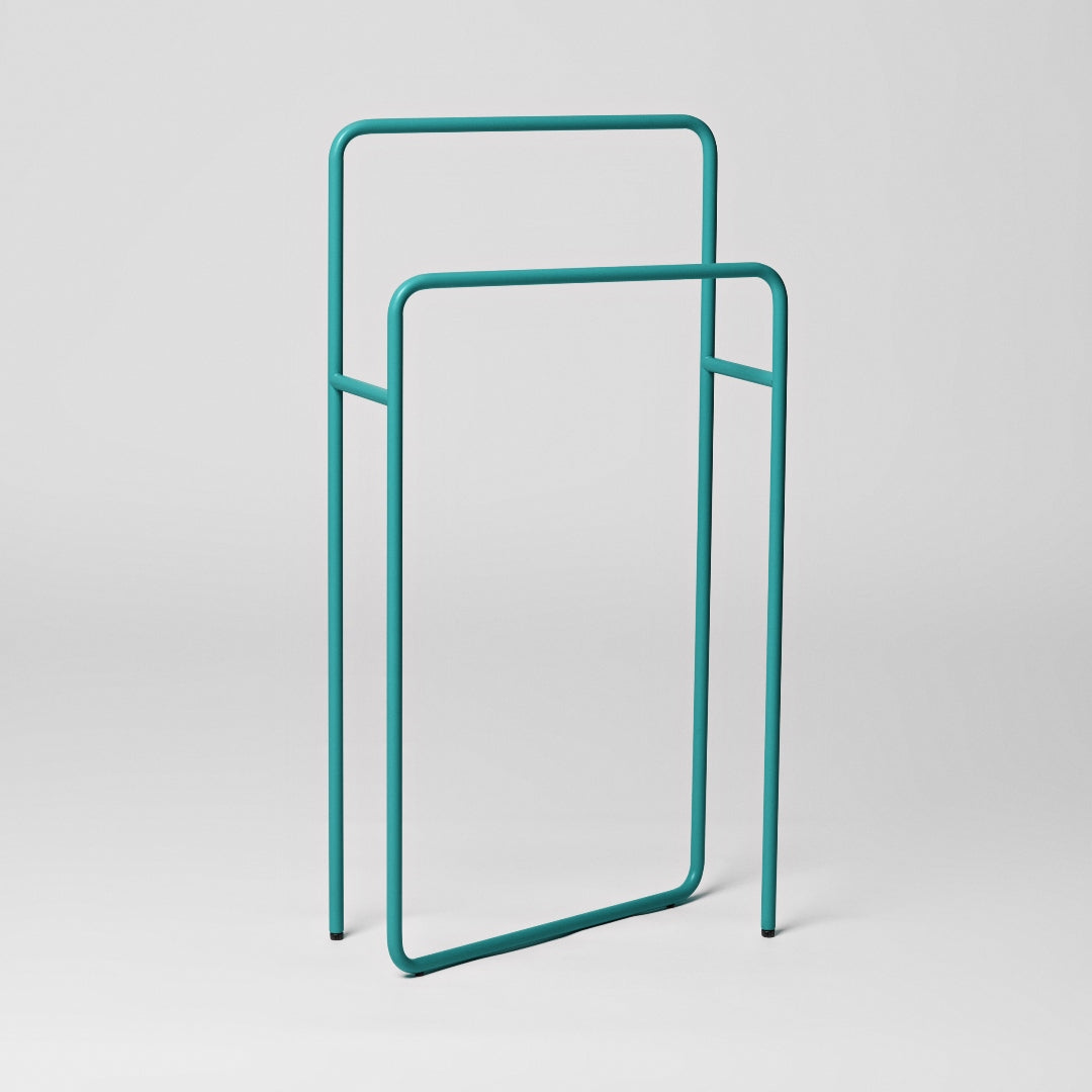 Adriatica freestanding towel rack - Light Teal