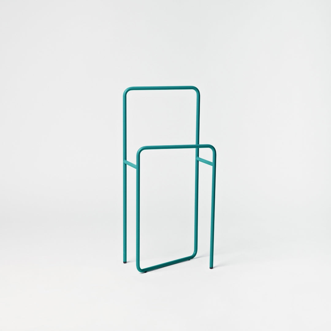 Adriatica freestanding towel rack - Light Teal