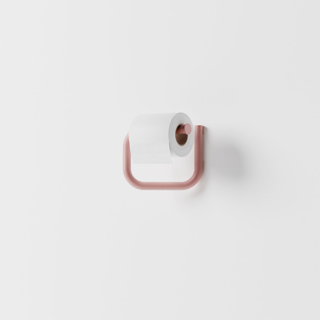 Haceka Porta Rotolo Carta Igienica Da Parete Mezzo - Design Cromato Minimalista