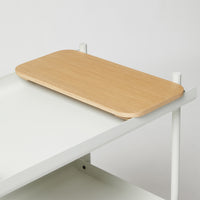 Pagoda - Set Carrello multiuso + vassoio rovere