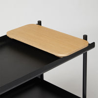 Pagoda - Multipurpose trolley set + oak tray