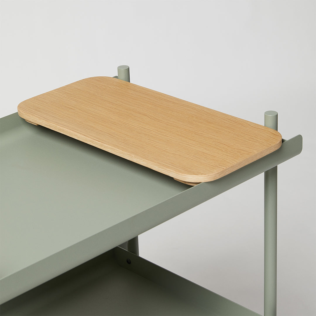 Pagoda - Multipurpose trolley set + oak tray