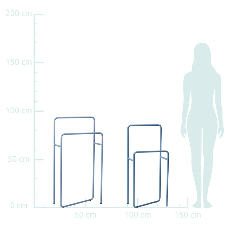 Adriatica freestanding towel rack - Antique Pink