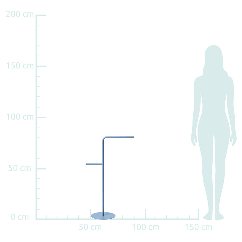 Standing towel holder Ionica - Antique Pink