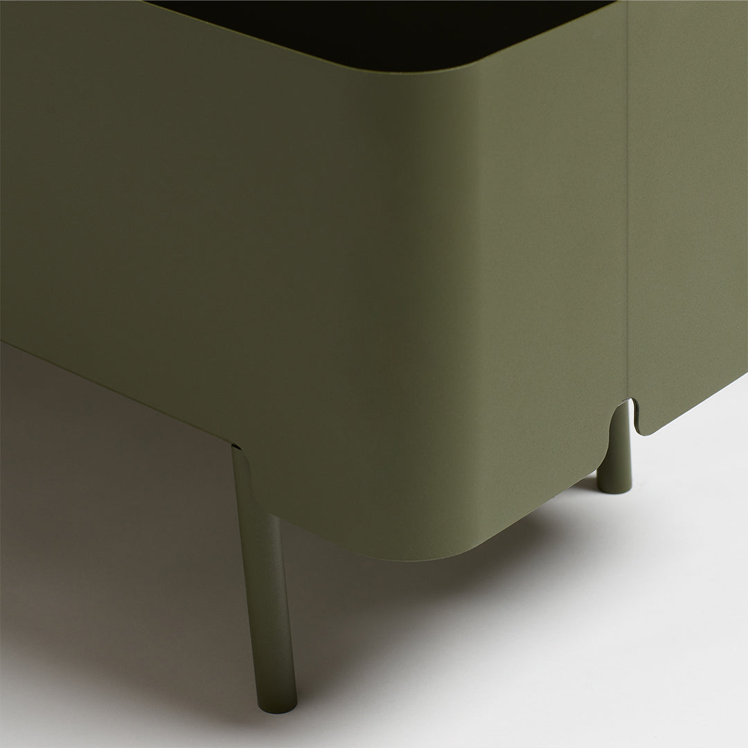 Low Altea - Set of planters and tray