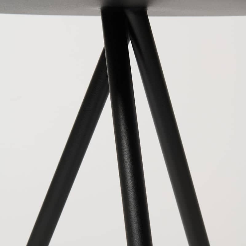 Coffee table Joos (Wooden top) - Black Graphite