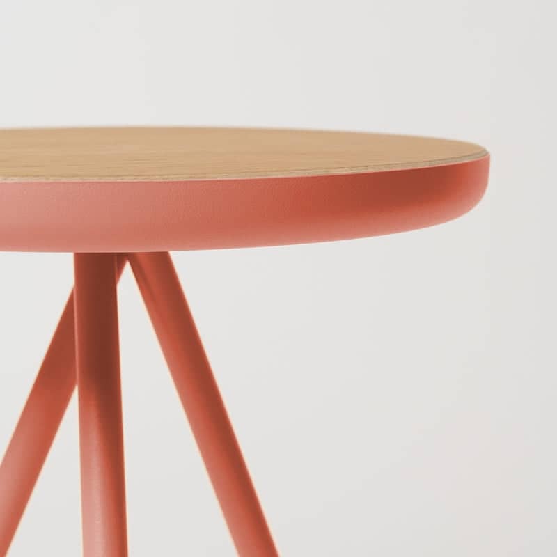 Joos - Coffee table (Wooden top)