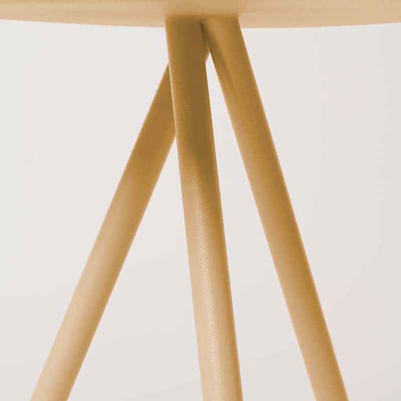 Coffee table Joos (Wooden top) - Vanilla