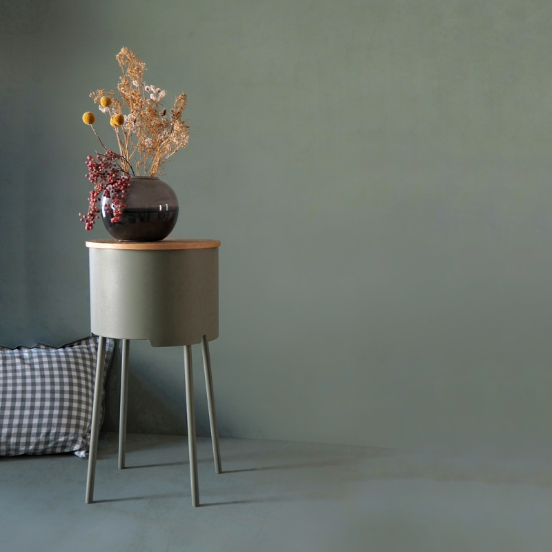 Round Altea - Planter and tray set