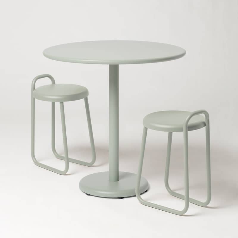 Meridio and Op - Coffee table and stool set