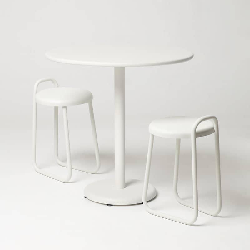 Meridio and Op - Coffee table and stool set