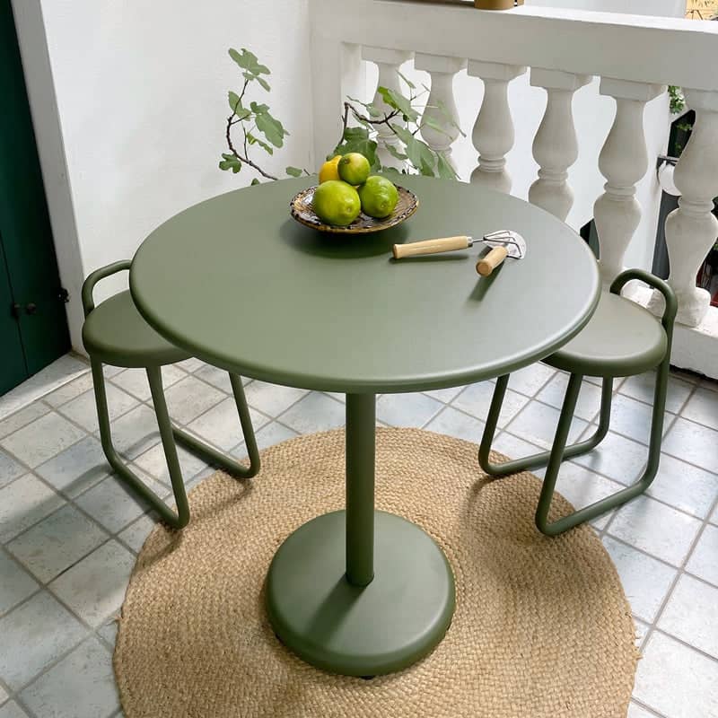 Meridio und Op - Balkontische- und Hocker-Set