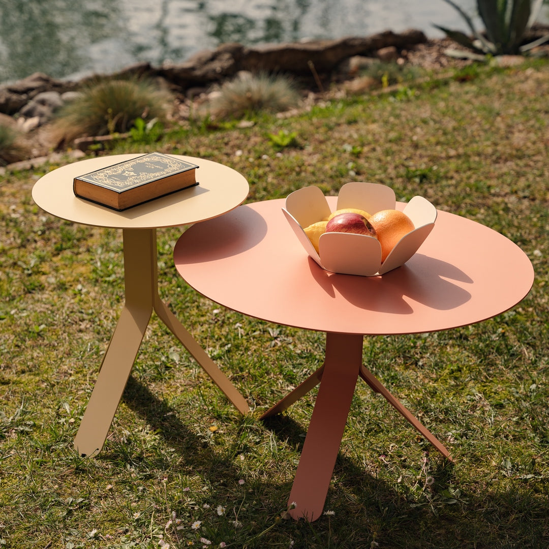 Yole - Set of 2 round tables