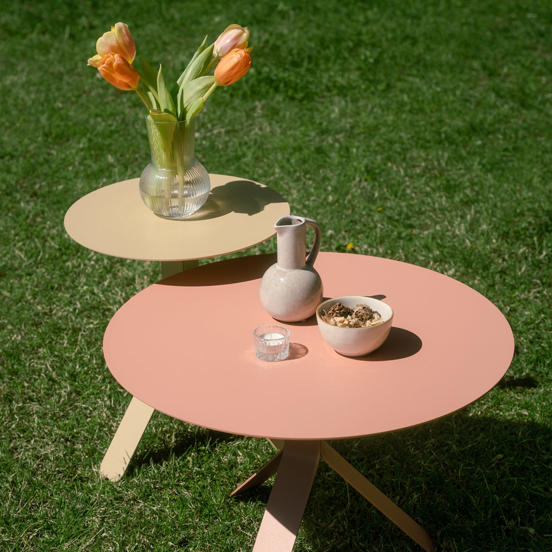 Yole - Set of 2 round tables