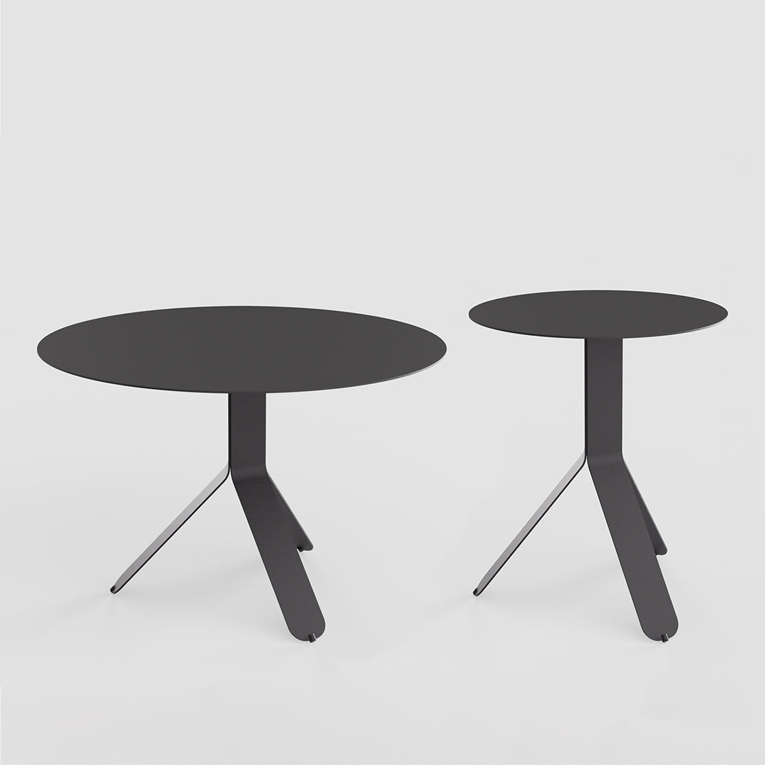 Yole - Set of 2 round tables