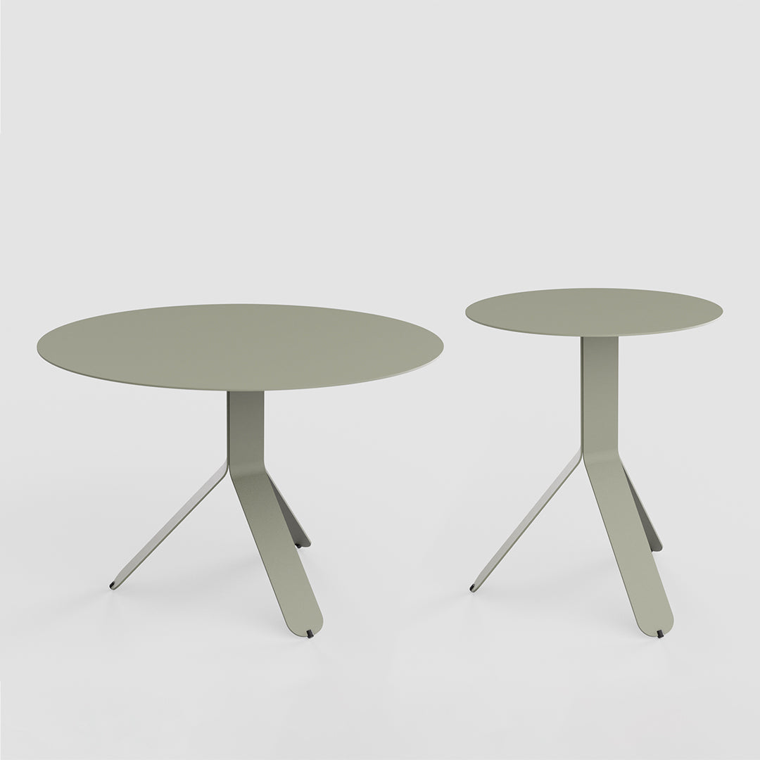 Yole - Set of 2 round tables