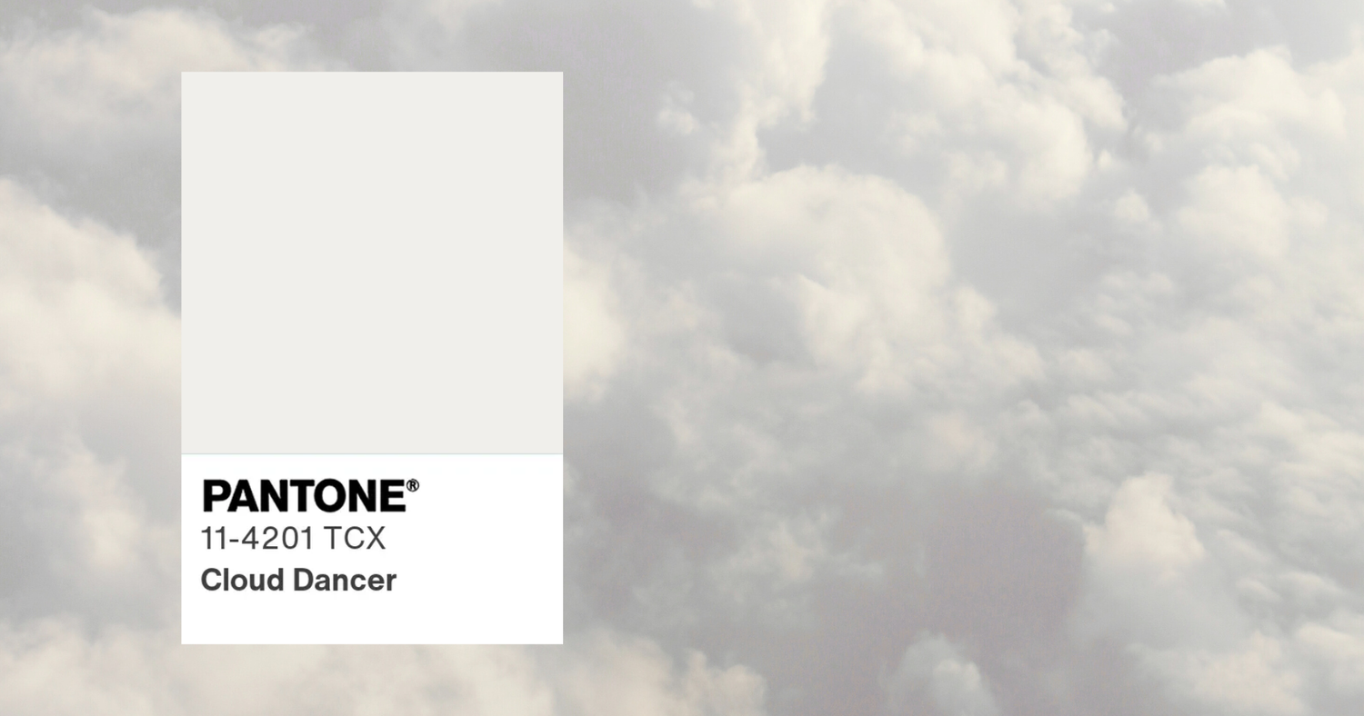colore pantone 2026 cloud dancer