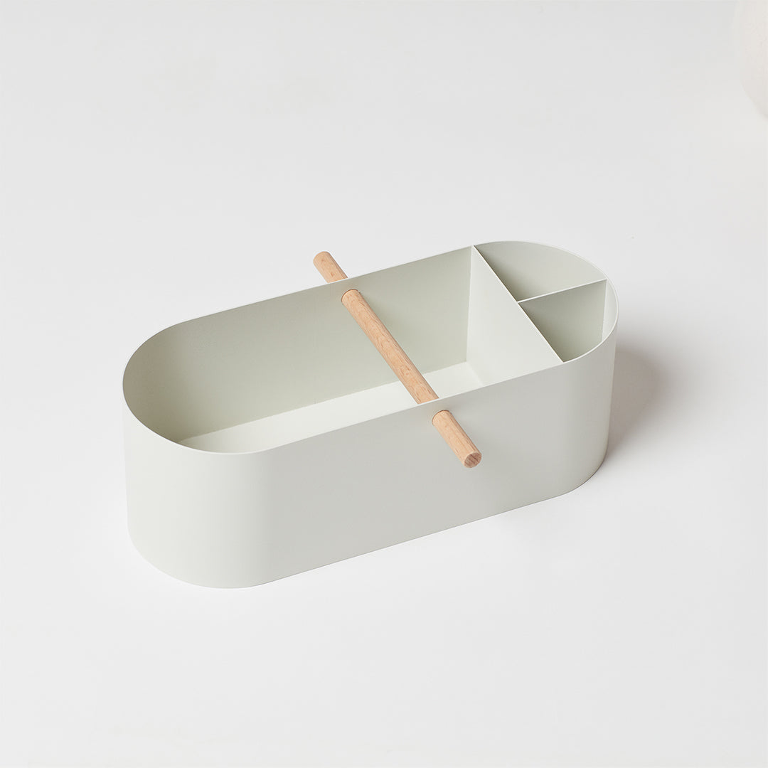 Organizer Everyday Box - White Shell – HiroDesign