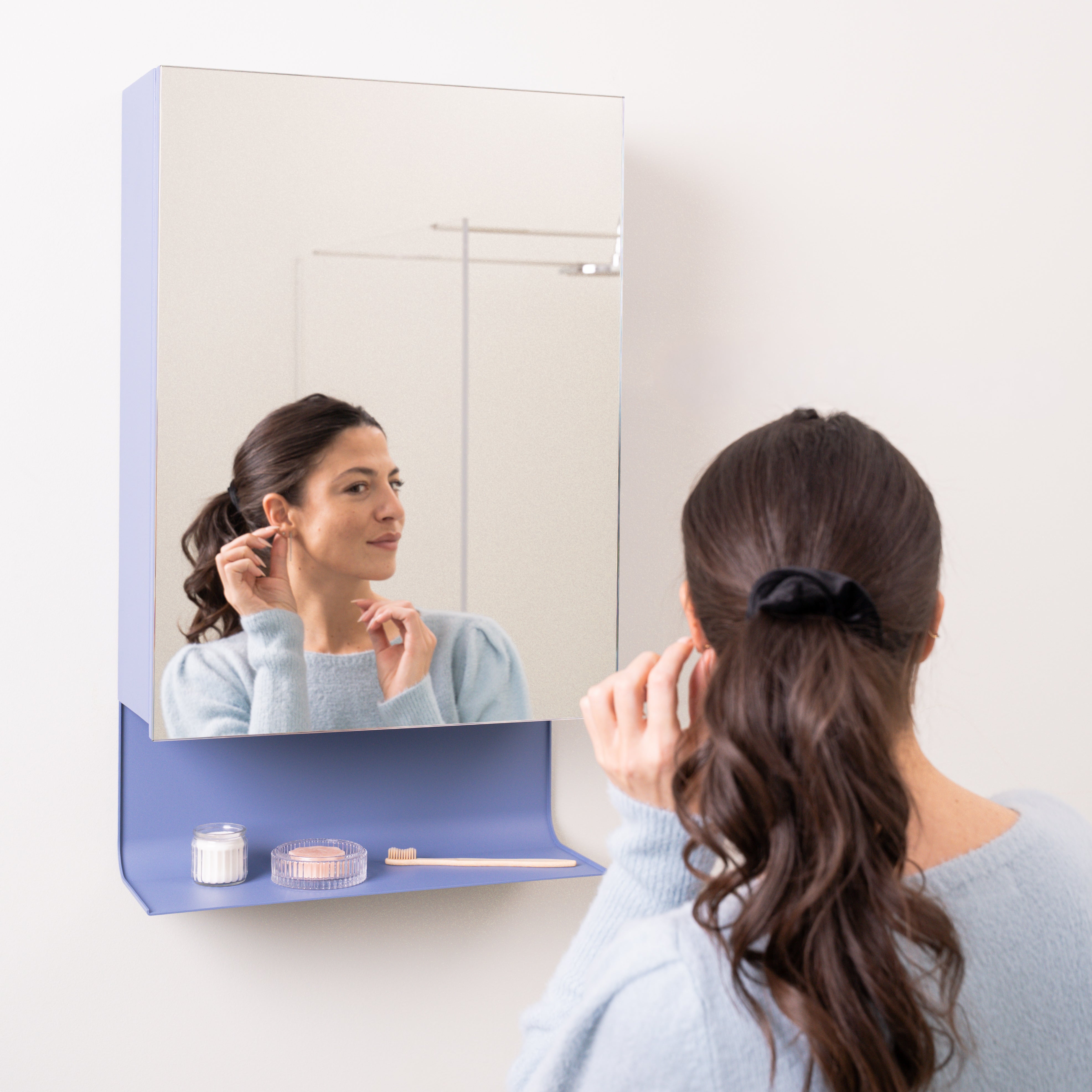 Cabinet Mirror - Storage Cabinet