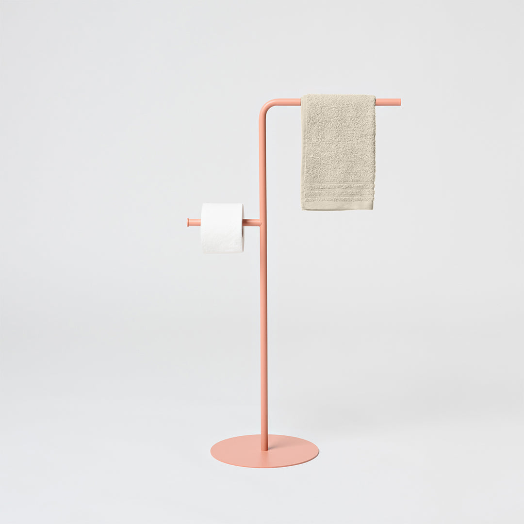 Standing towel holder Ionica - Terracotta