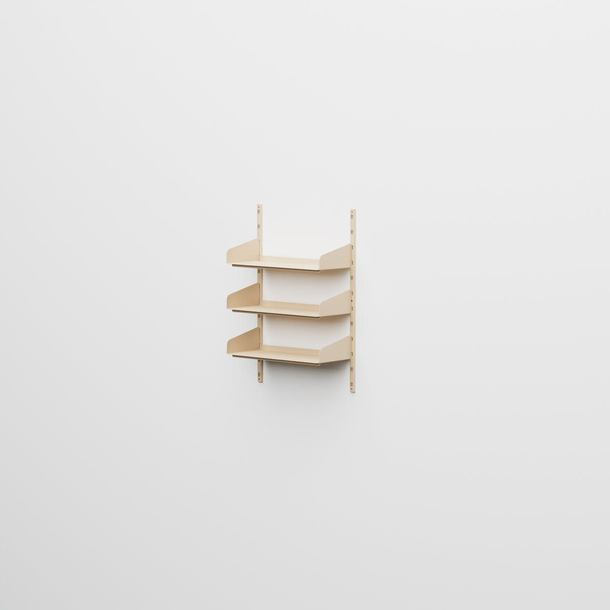 Linnea - Système modulaire mural avec 3 étagères de 60 cm, travée simple - Beige Luxor (COD01183)