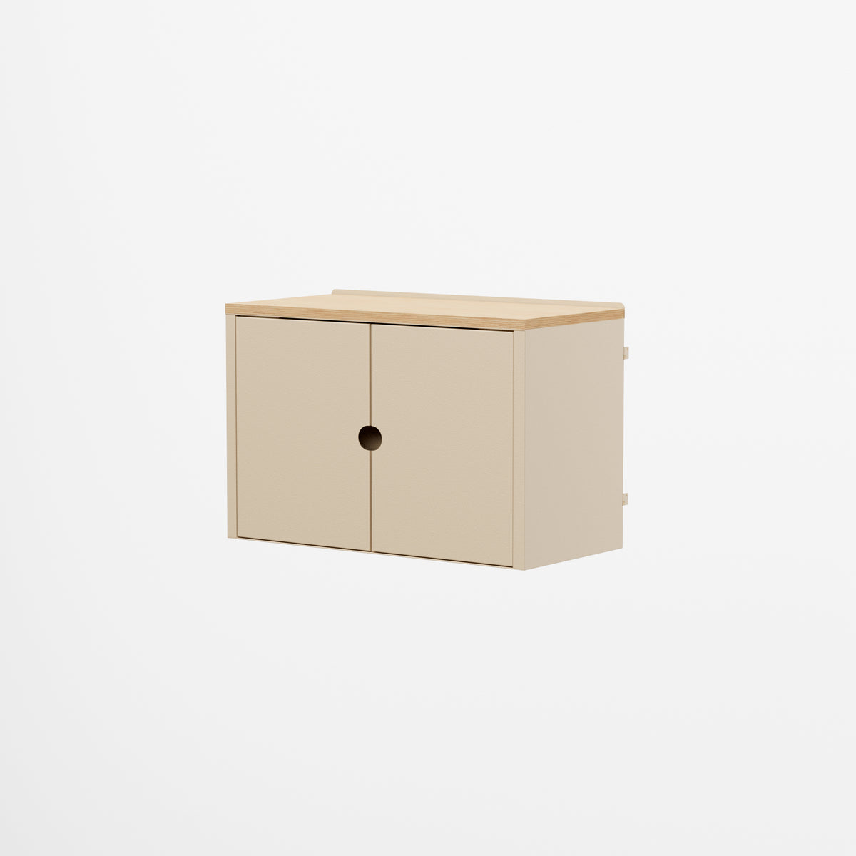 Linnea - Modulo Contenitore Appeso con Ante, Larghezza 60 cm - Beige Luxor - scaffali e mobiletti | HI01411