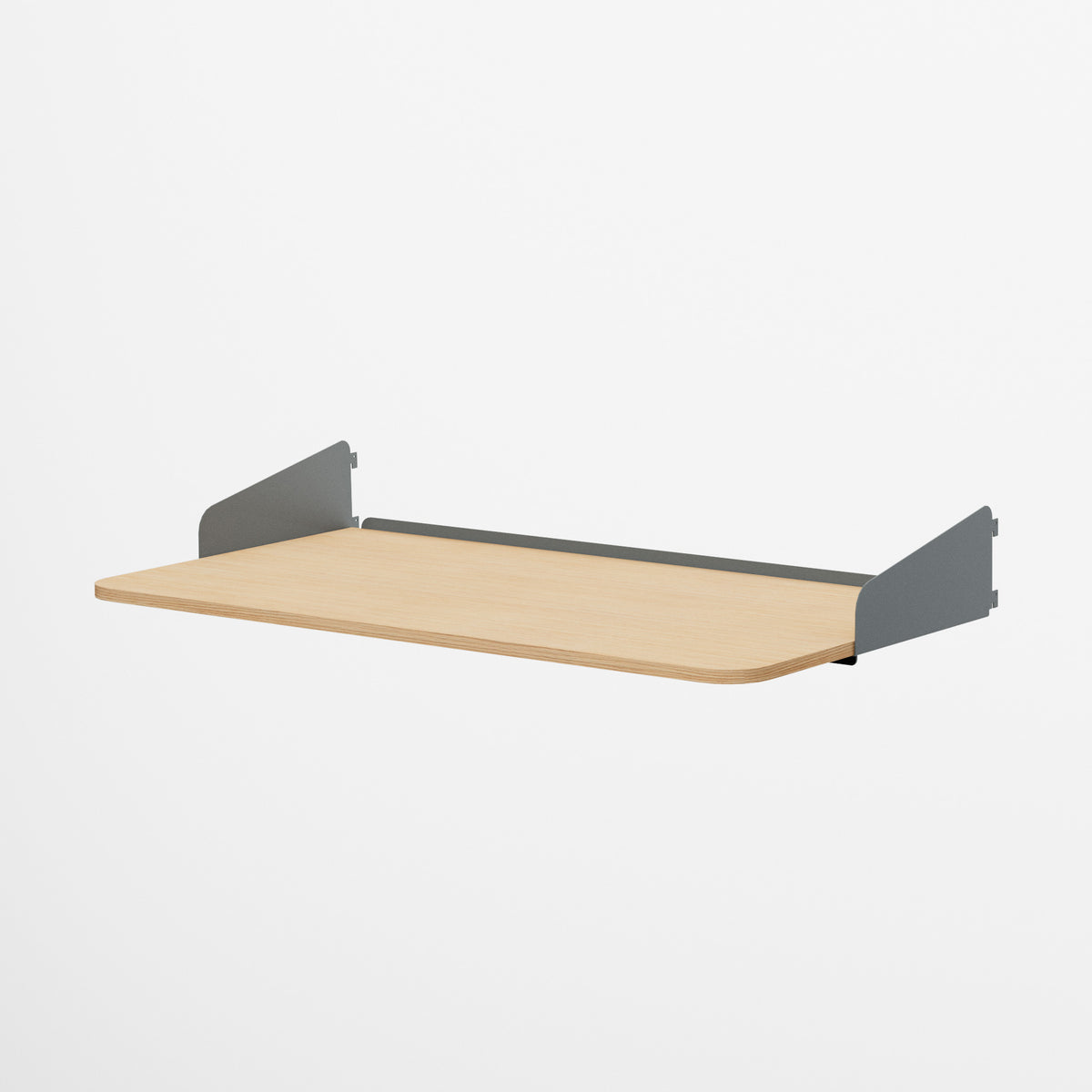 Linnea - Scrivania Sospesa - Larghezza 90 cm - Grigio Basalto - scaffali e mobiletti | HI01339