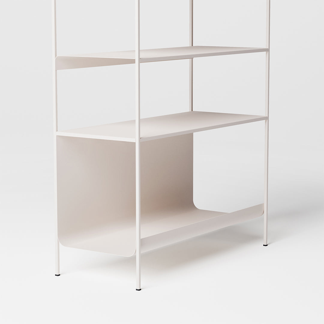 Levante Bookcase Shelf - Shell White