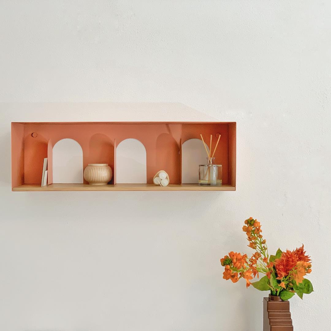 Portici shelf - Terracotta
