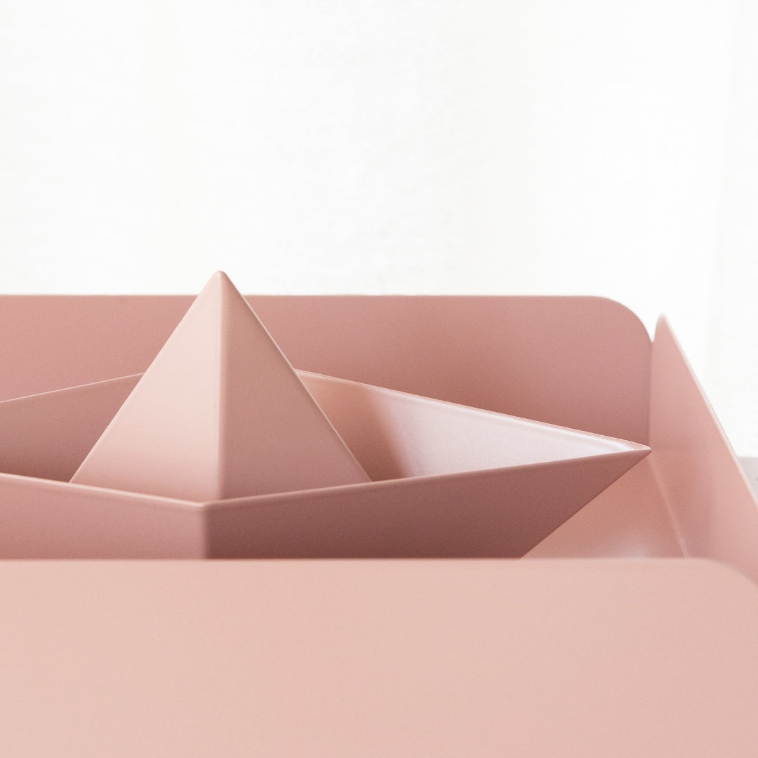 Fermacarte Paper Boat - Rosa Antico