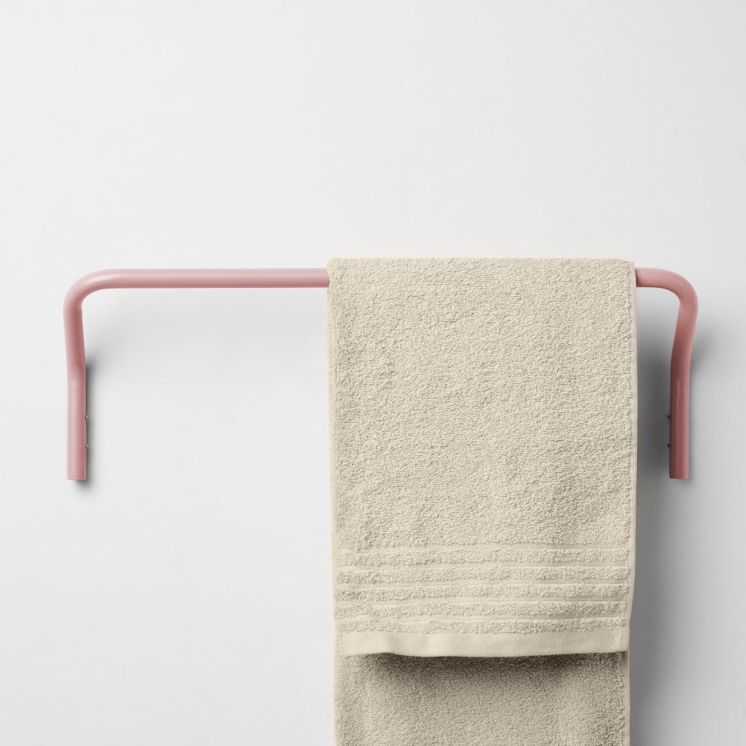 Porta asciugamani da parete Positano - Rosa Antico