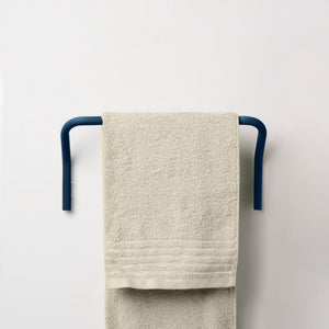 Porta asciugamani da parete Positano - Blu Mezzanotte