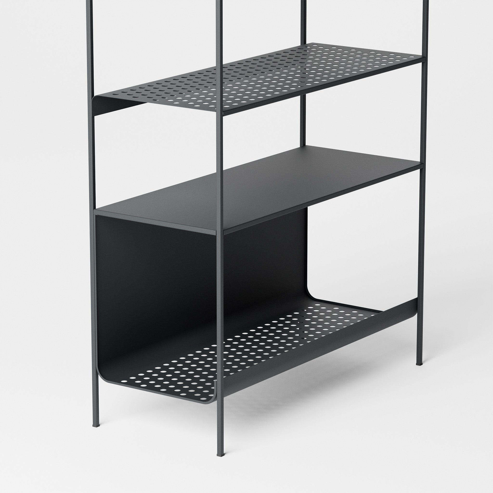 Levante Outdoor Shelf - Graphite Black