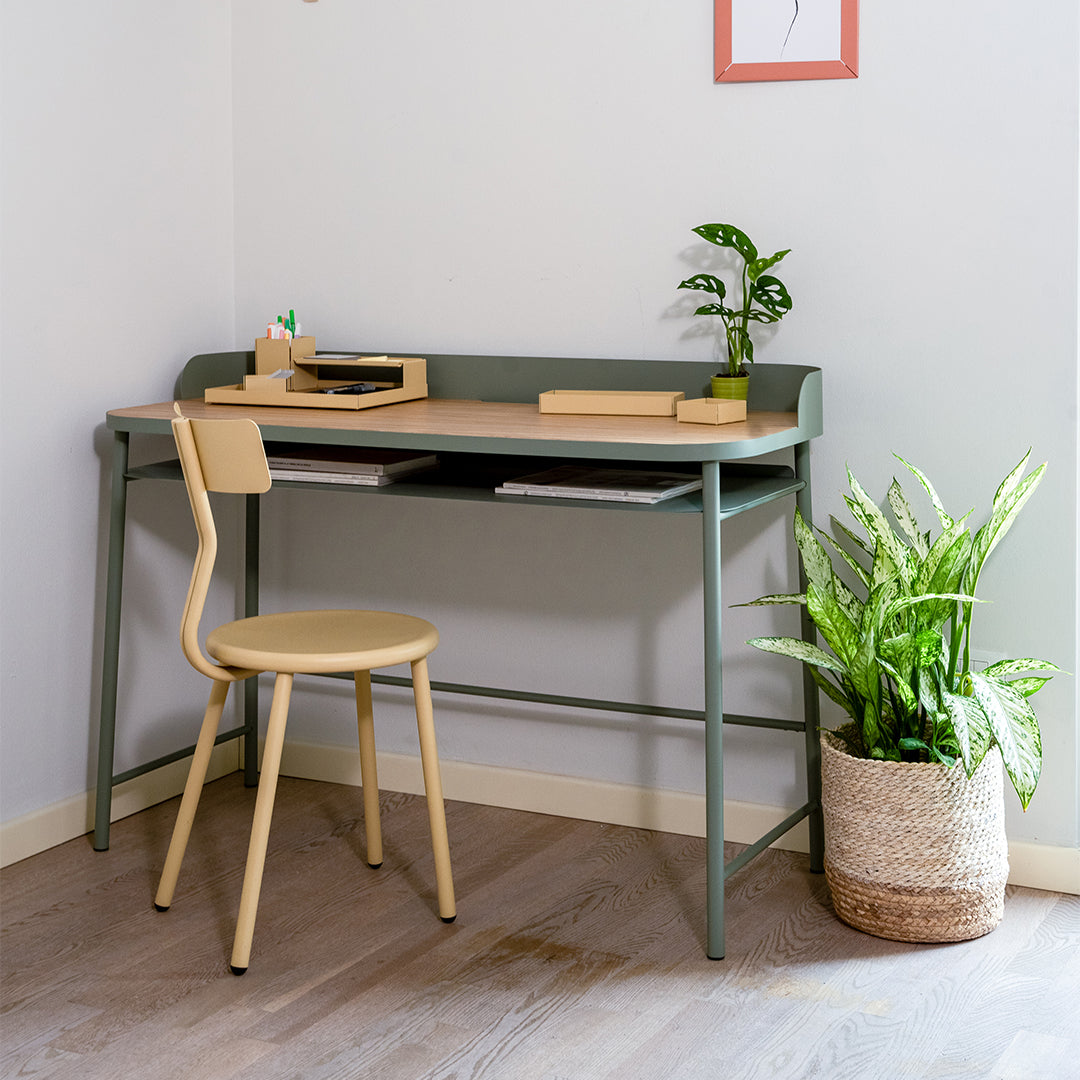 Littera Desk - Fossil Green