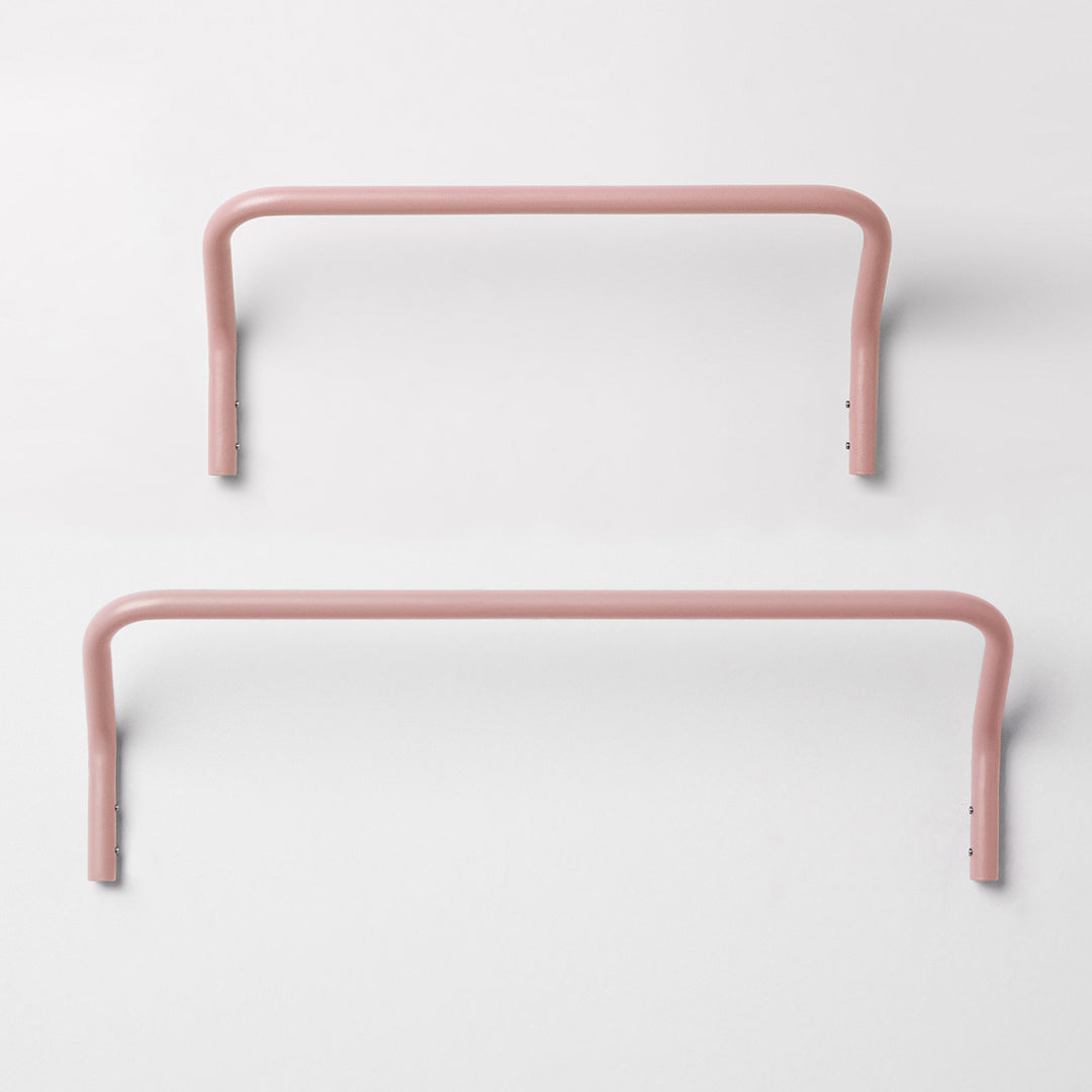 Positano set of 2 wall mounted towel holders (big + small) - Antique Pink (NCS S 320R)