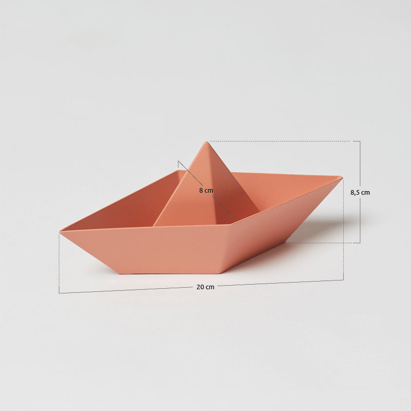 Fermacarte Paper Boat - Rosa Antico