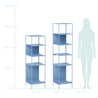 Levante column shelf - Fiordaliso Blue