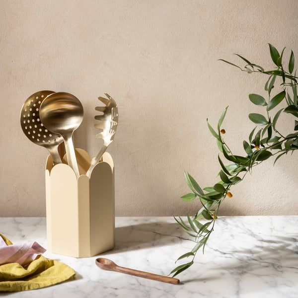 Porta-utensili In Bambù Tapas+Friends - Set Da 2 Contenitori Per Cucina - 13,5x10x10 Cm - Foto 9