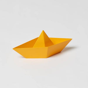 Fermacarte Paper Boat - Giallo Melone