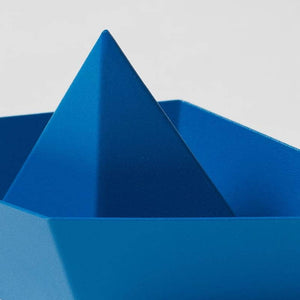 Fermacarte Paper Boat - Blu