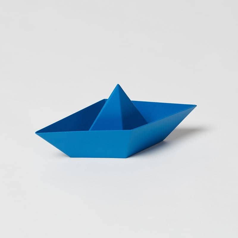 Fermacarte Paper Boat - Blu India