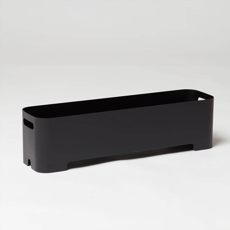 Umbra Potsy Fioriera, set di 3, Gres, Nero/ottone Umbra Potsy Fioriera, set di 3, Gres, Nero/ottone