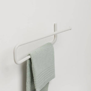Porta asciugamani da parete Adriatica - Bianco Conchiglia