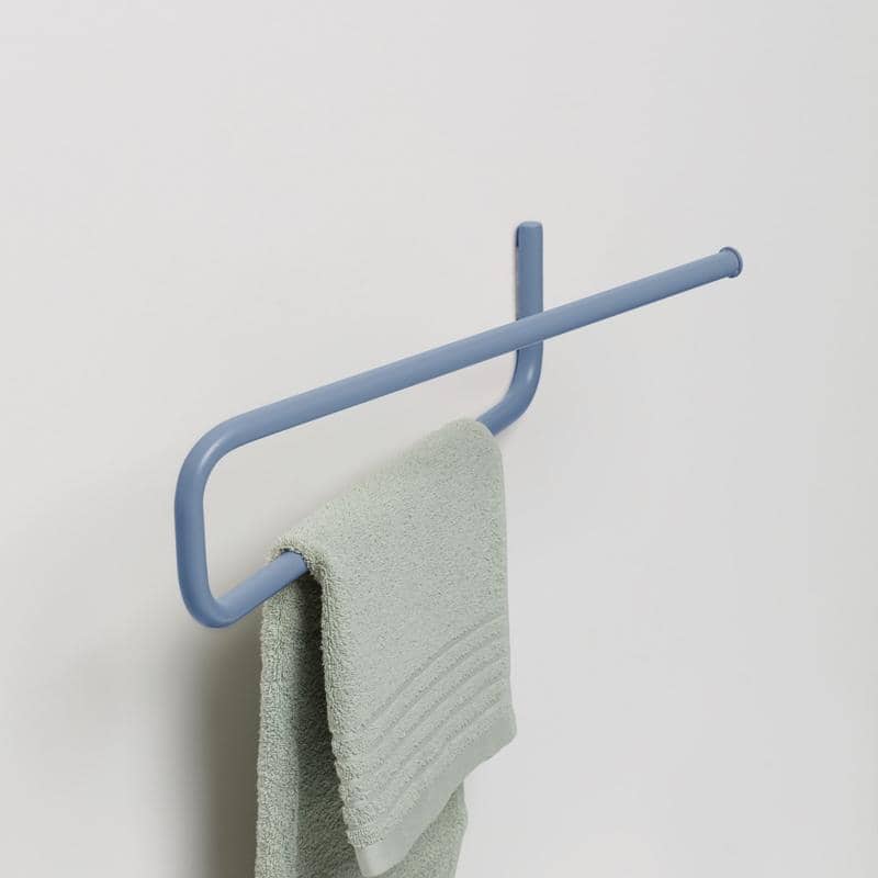 Porta asciugamani da parete Adriatica - Blu Fiordaliso – HiroDesign